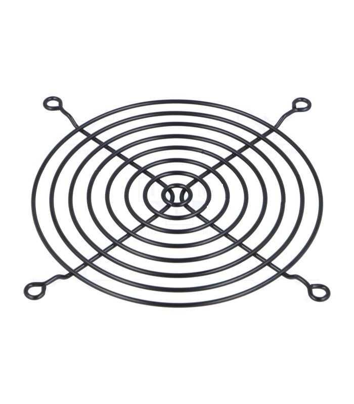 Protectie ventilator metal 120x120mm pentru surub negru TQSolution FG-12-BK