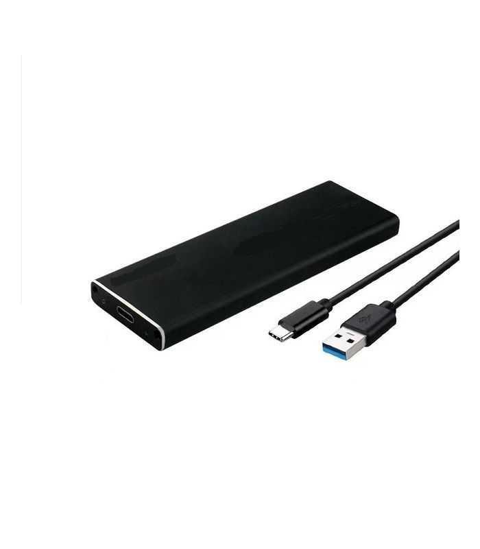 Rack Carcasa Metalica Pentru Ssd M2 Ngff 2230 2242 2260 2280 Cu Port Usb 31 Max Hdd 6tb Usb Type C