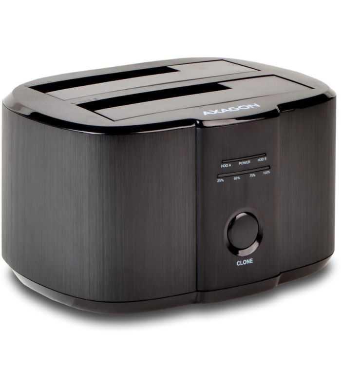 Rack Docking Station Usb30 2x Sata 6g Cu Functie Clone Dual Hdd Axagon Adsa St