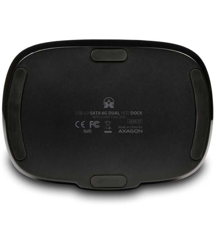 Rack Docking Station Usb30 2x Sata 6g Cu Functie Clone Dual Hdd Axagon Adsa St