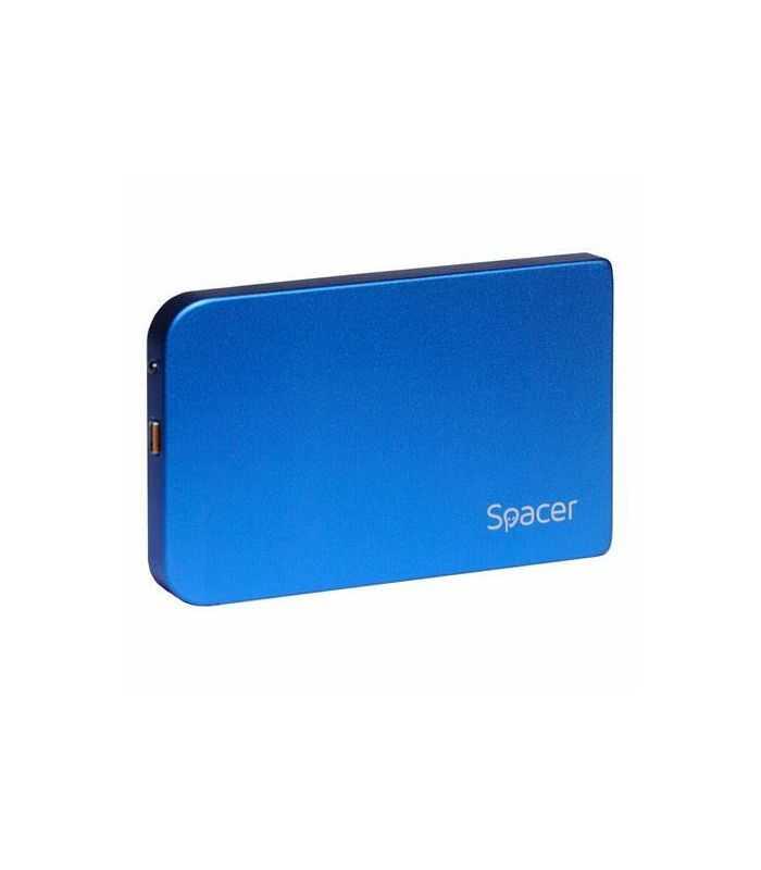 Rack extern 2.5 SATA USB 3.0 SPACER SPR-25611A albastru