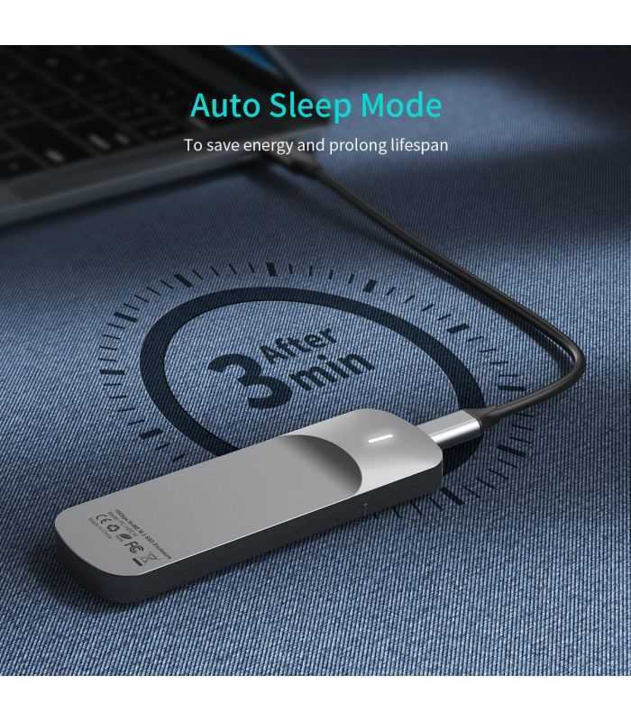 rack extern nvme m2 ssd usb type c gen 2 cu carcasa choetech pc hde16 4