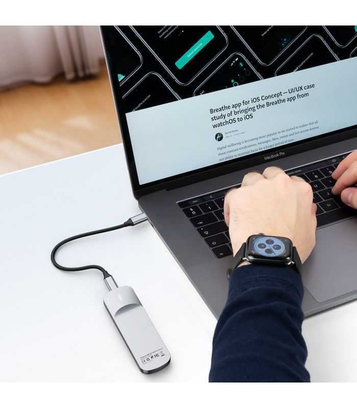 rack extern nvme m2 ssd usb type c gen 2 cu carcasa choetech pc hde16 5