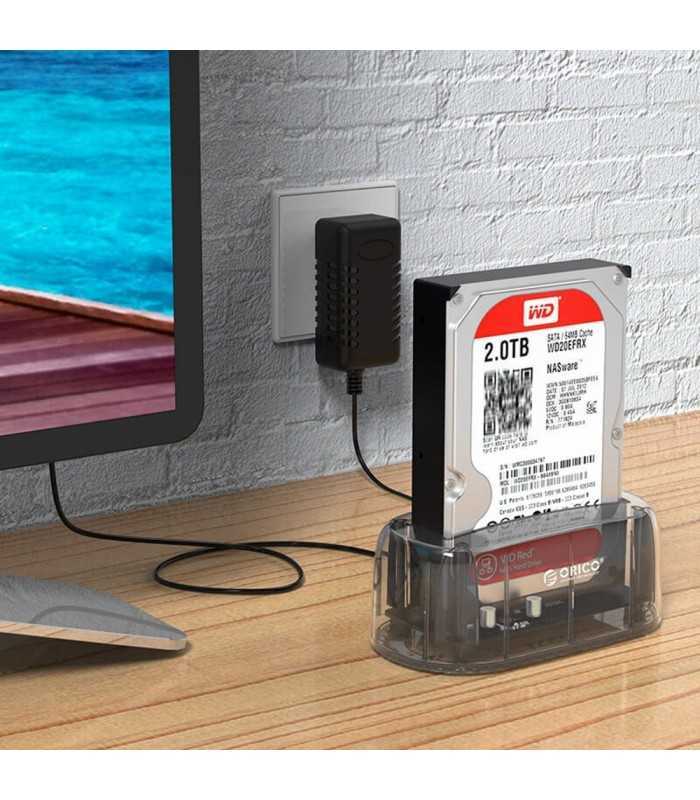 rack hdd 25 35 inch usb 30 transparent cu docking station orico 5