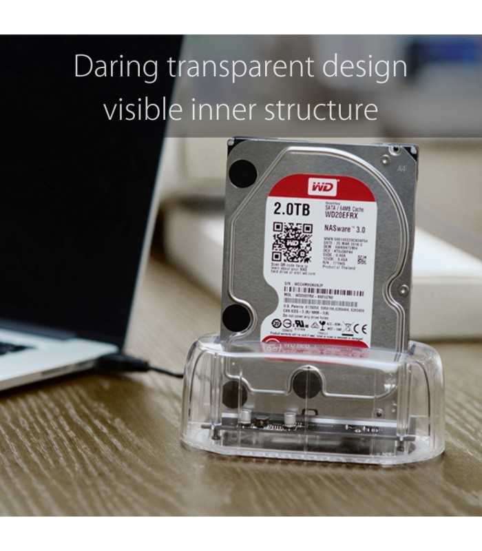 rack hdd 25 35 inch usb 30 transparent cu docking station orico 6