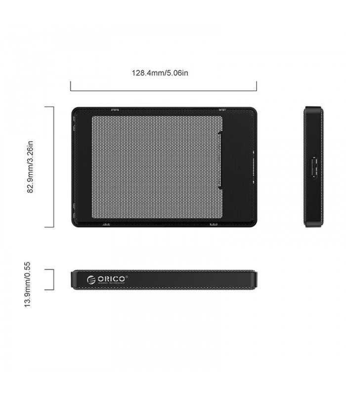 rack hdd 25 hdd ssd usb 30 orico 2169u3 1