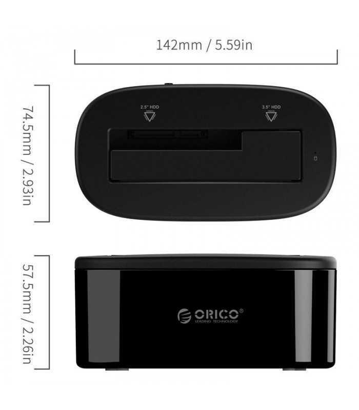 rack hdd orico 6218us3 usb 30 hdd cu docking station negru 2