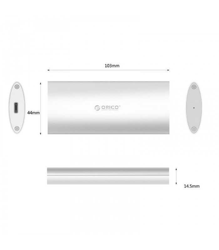rack ssd orico m2d c3 usb 31 m2 argintiu 4