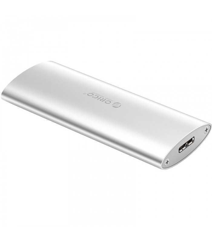 Rack SSD Orico M2D-U3 USB 3.0 M.2 argintiu
