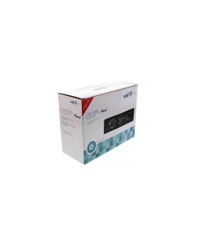 radio auto cu slot usb si sd 4x50w well 2