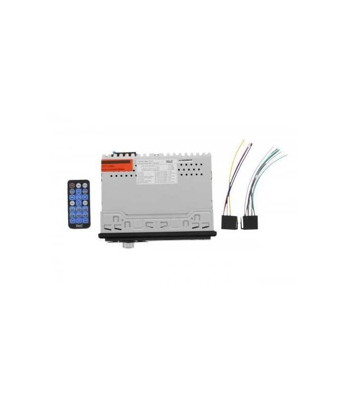 radio auto well show bluetooth slot usb si sd 4x40w 4