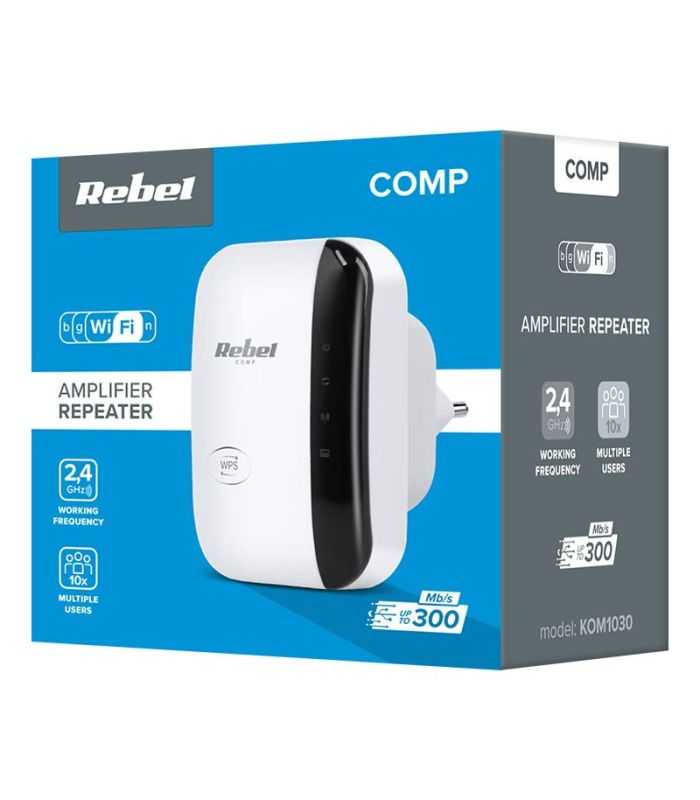 Range Extender Repeater 300mbps Amplificator Wi Fi Rebel