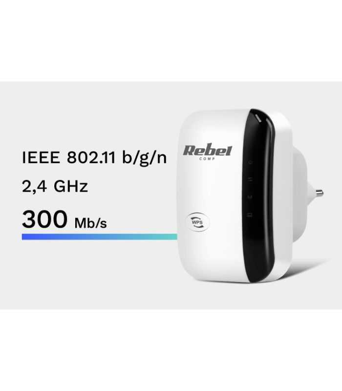 Range Extender Repeater 300mbps Amplificator Wi Fi Rebel
