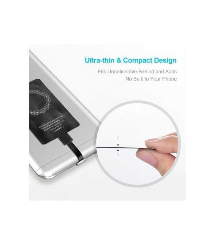 Receptor Wireless Qi Pentru Apple Iphone Alb Choetech Wp Ip 301wh