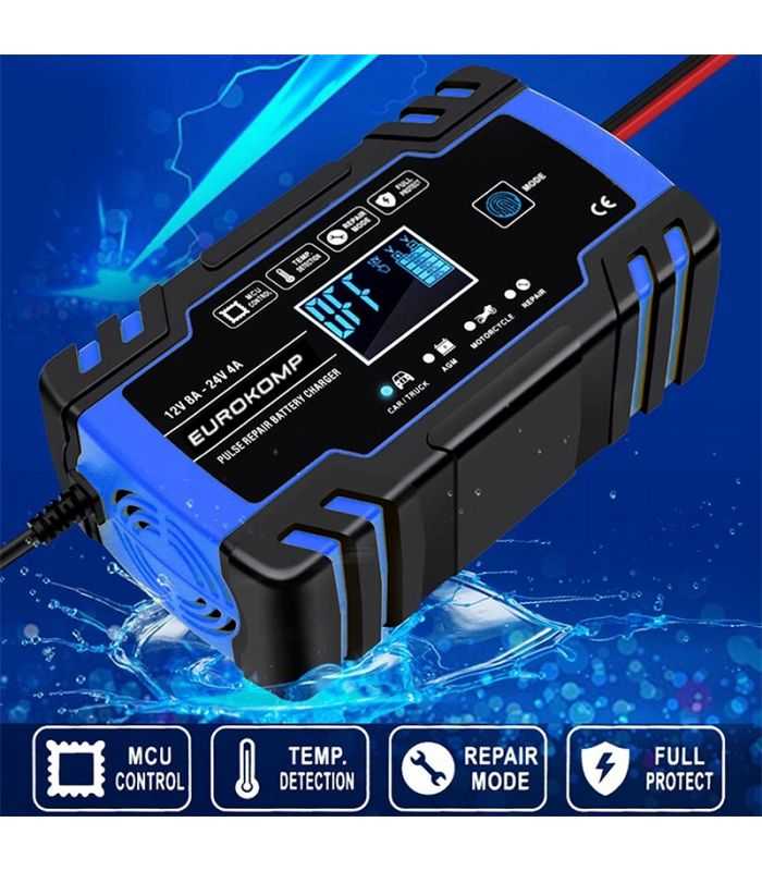 Redresor Automat Cu Microprocesor 12v 8a 24v 4a Eurokomp E6148