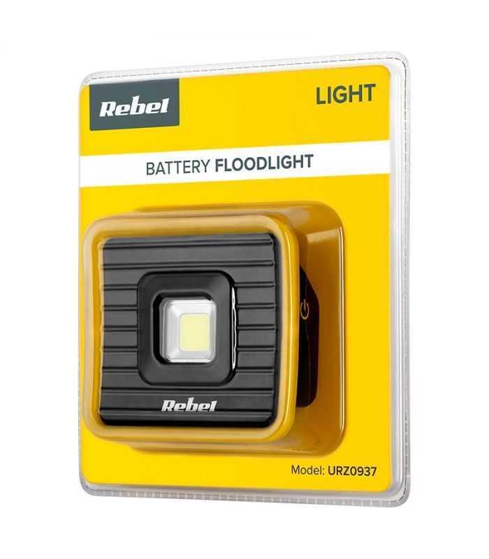 Reflector 10w Led 1000lm 4000k Cu Acumulator 37v 45ah Rebel