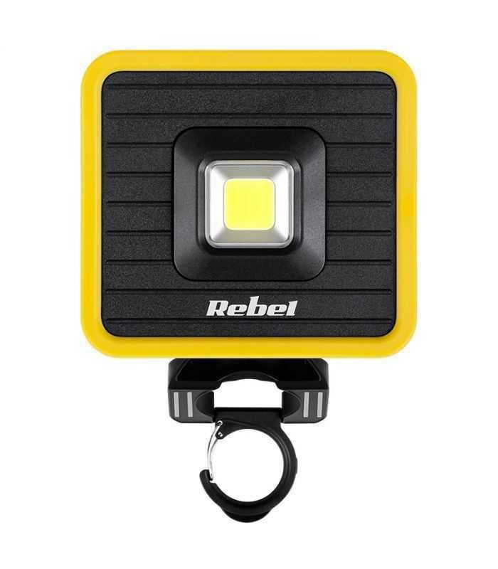 Reflector 10W LED 1000lm 4000K cu acumulator 3.7V 4.5Ah REBEL