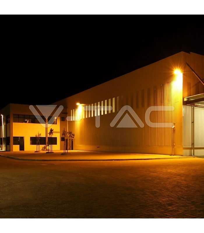 reflector led 12w 6000k 550lm cu incarcare solara v tac 5