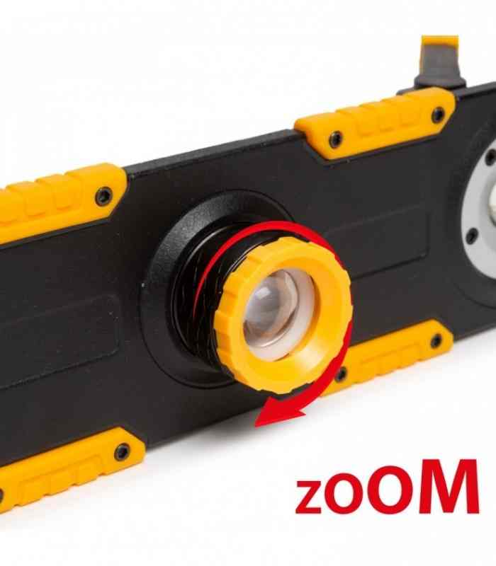 reflector led cu acumulator intensitate si focalizare reglabile 1200 lumeni phenom 18649 5