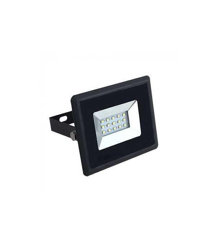 Reflector LED SMD 10W 6000K 850lm IP65 negru V-TAC