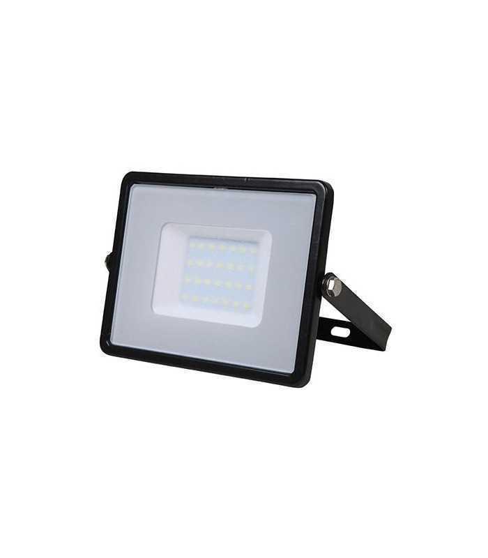 Reflector LED SMD 30W 4000K 2400lm IP65 negru CIP SAMSUNG V-TAC