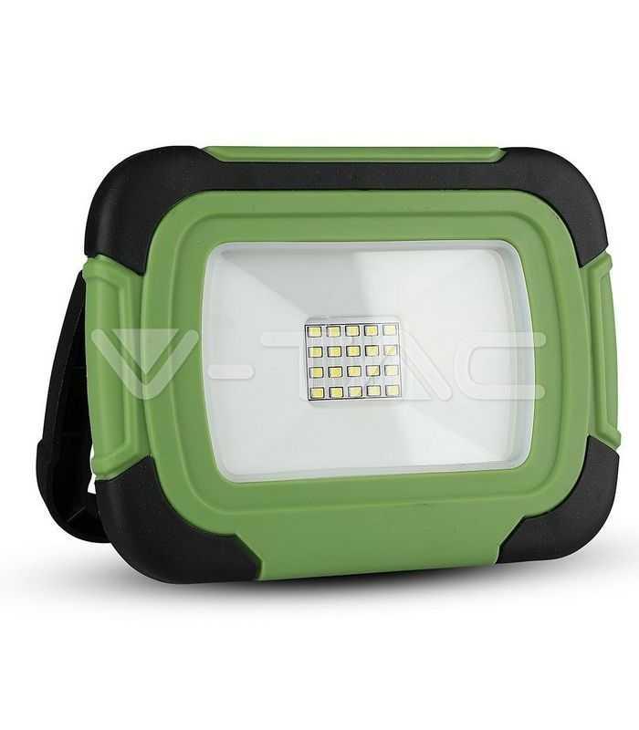 reflector portabil 10w ip44 4000k 700lm cu functie sos usb cip samsung v tac 1