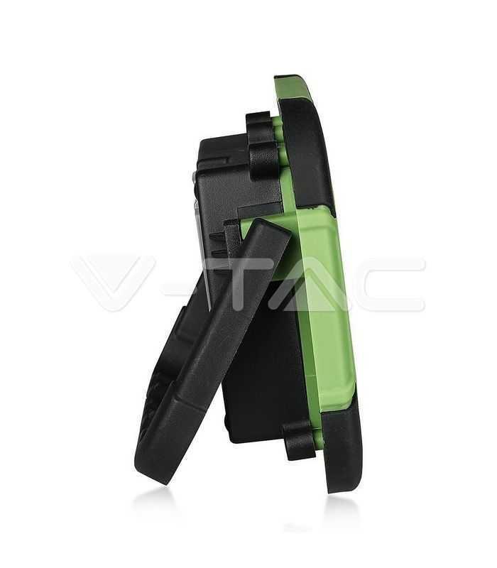 reflector portabil 10w ip44 4000k 700lm cu functie sos usb cip samsung v tac 3