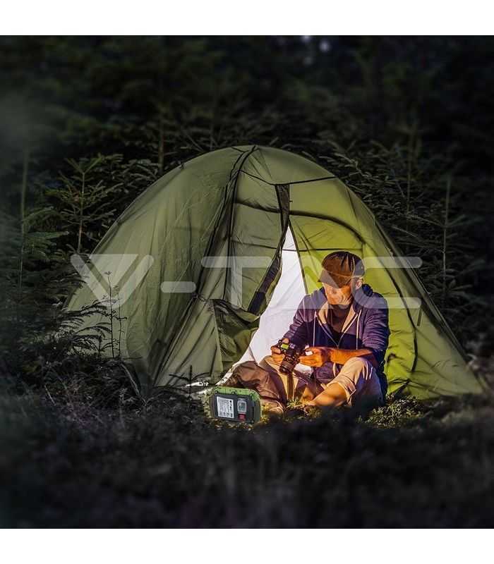 reflector portabil 10w ip44 4000k 700lm functie sos usb cip samsung v tac 7