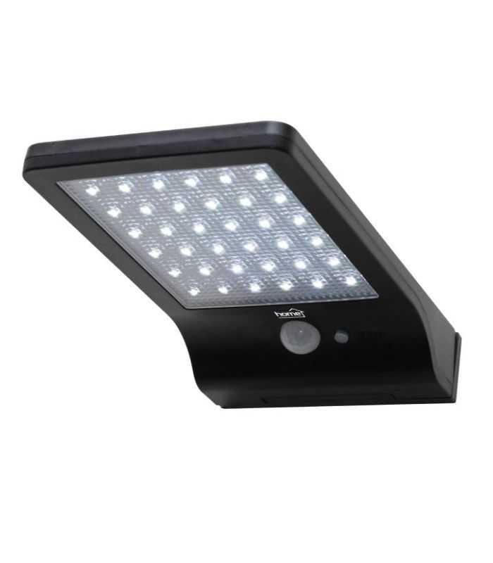 Reflector solar LED 10000K alb rece cu senzor de miscare 300lm IP44 HOME FLP300SOLAR