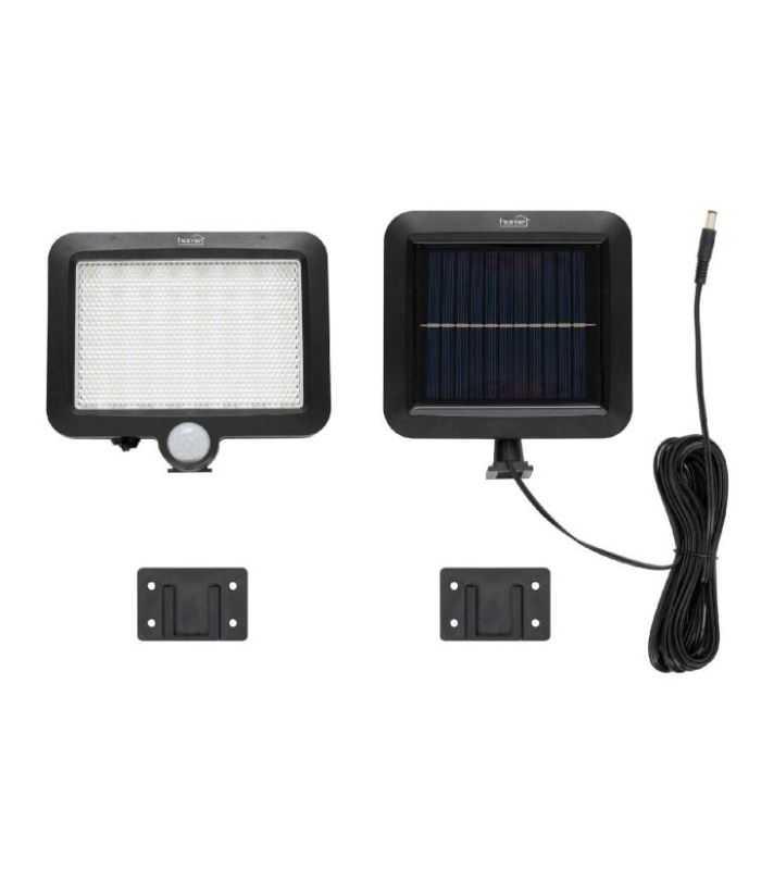 Reflector Solar Led Alb Rece 10000k Cu Senzor De Miscare Ip44 Home Flp250solar
