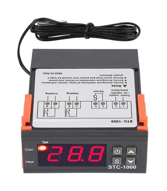 Regulator De Temperatura Termostst Cu Senzor Ntc Stc 1000 230v Eurokomp