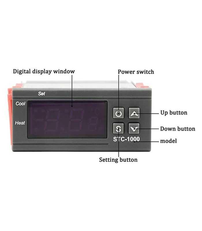 Regulator De Temperatura Termostst Cu Senzor Ntc Stc 1000 230v Eurokomp
