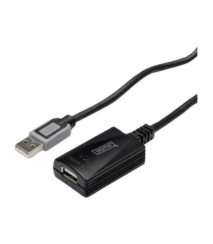 Repeater USB 2.0 USB A soclu - USB A mufa 5m DIGITUS DA-70130-4