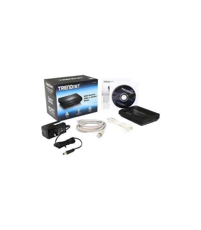 router n300 wireless adsl 2 2 modem trendnet 5