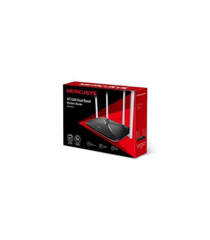 router wireless dual band ac12 ac1200 4 antene fixe mercusys 2