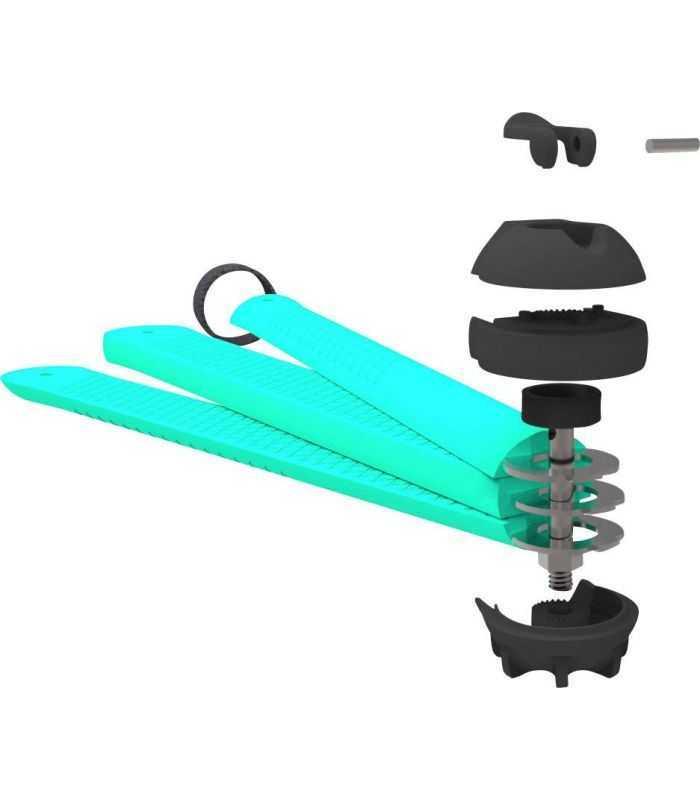 selfie stick trepied flexibil cu telecomanda bluetooth turcoaz 3pod zbam 2