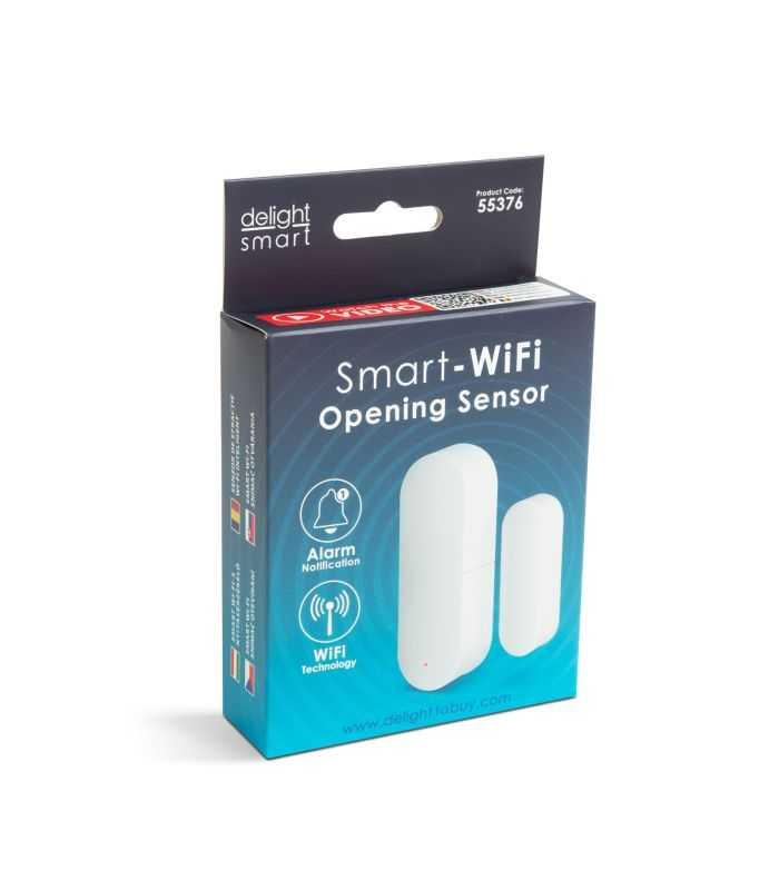 Senzor De Deschidere Wi Fi Inteligent 2x Aaa Autoadeziv Delight