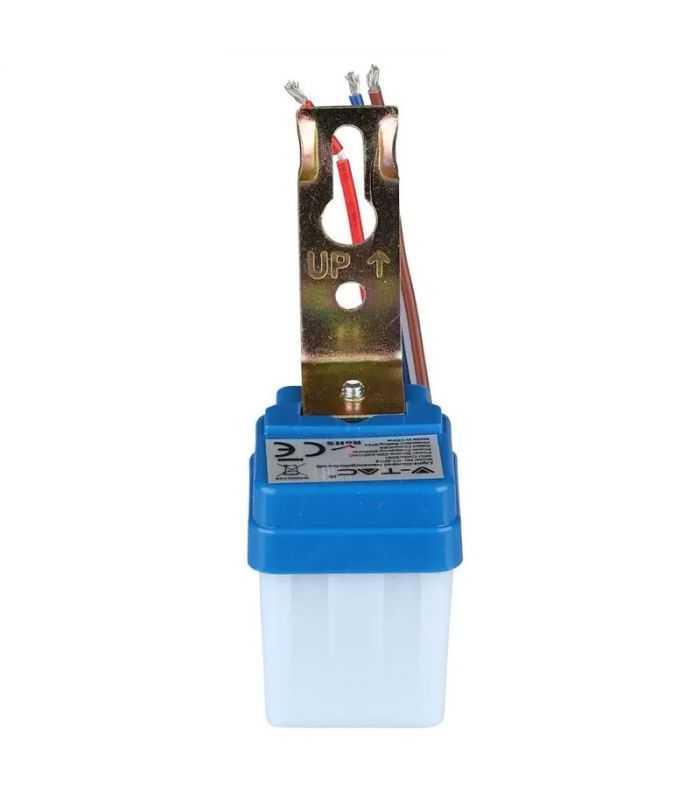 Senzor De Lumina Fotocelula 6a Ip44 V Tac Crespuscular Zi Noapte