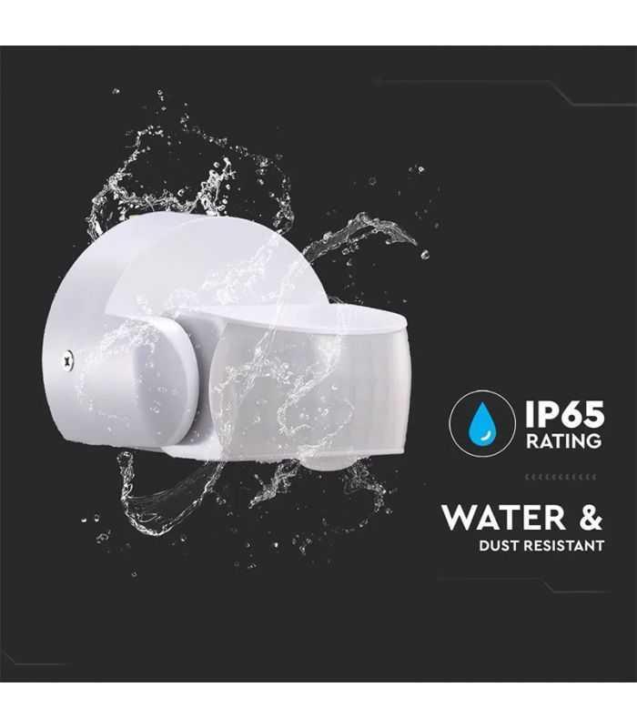 Senzor De Miscare 180 360 Grade 12m 1200w Alb V Tac