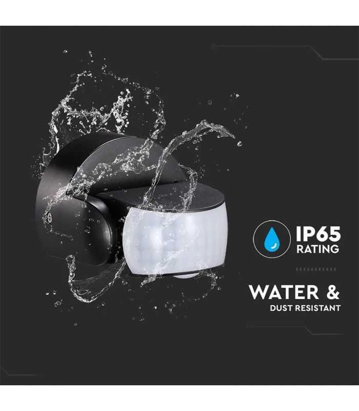 Senzor De Miscare 180 360 Grade 12m 1200w Negru V Tac