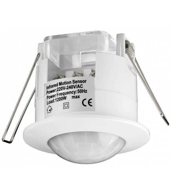 Senzor de miscare alb cu infrarosu pentru interior Goobay