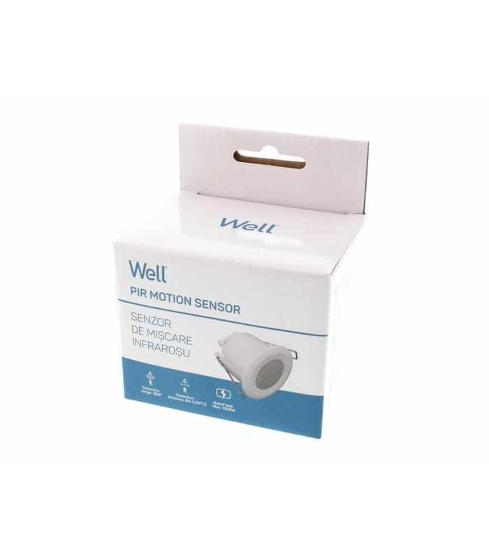 Senzor De Miscare Infrarosu Pe Tavan Well Sens Pir C02 Wl