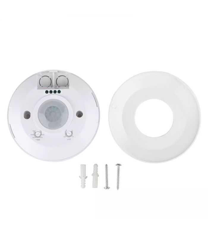 senzor miscare cu montaj pe tavan 360 grade alb max 2000w v tac 4