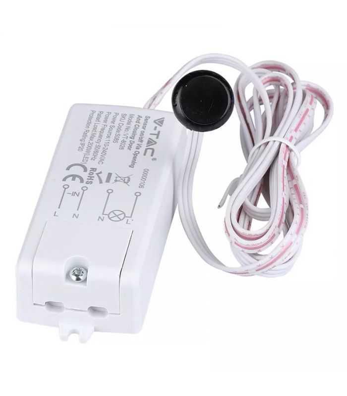 senzor miscare on off reactie la inchidere si deschidere usa max 500w v tac 4