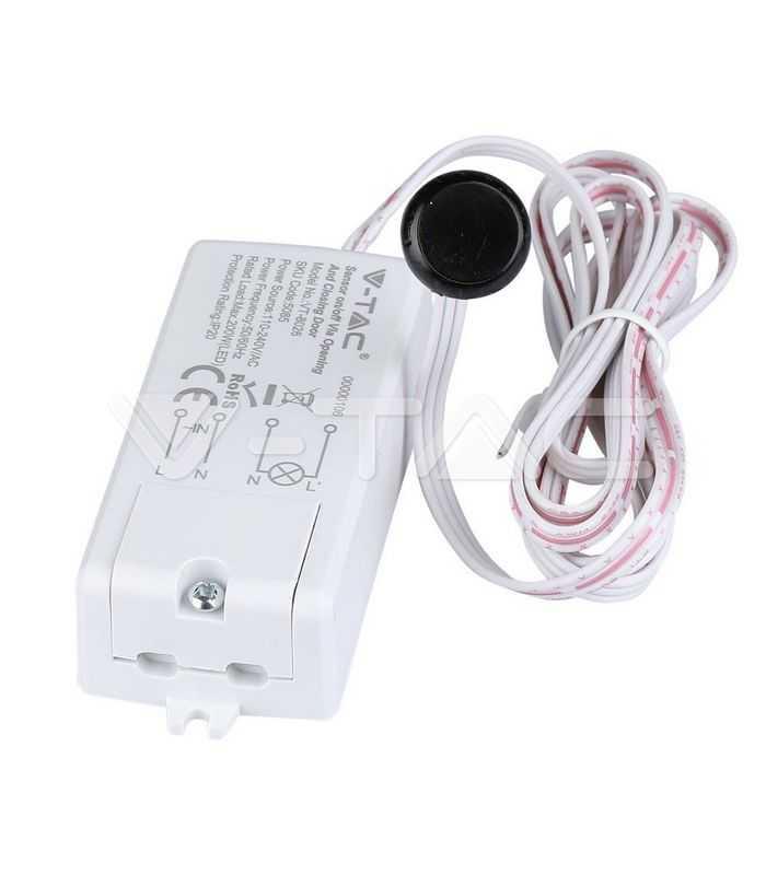 senzor miscare on off reactie la inchidere si deschidere usa max 500w v tac 8