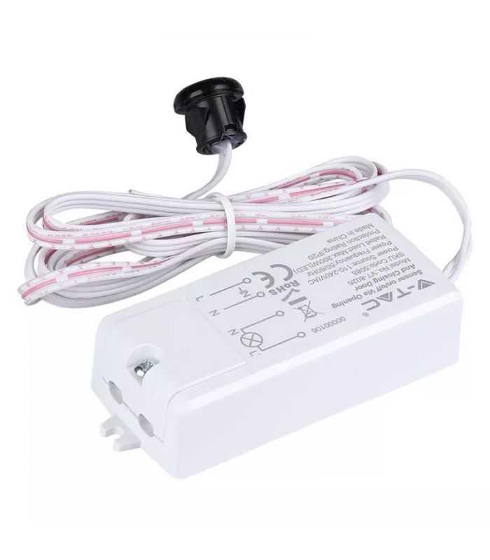 Senzor miscare ON/OFF reactie la inchidere si deschidere usa max 500W V-TAC