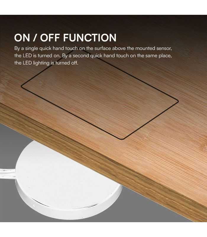 Senzor Smart Touch Dimabil Pentru Banda Led Alb V Tac Sku 23465