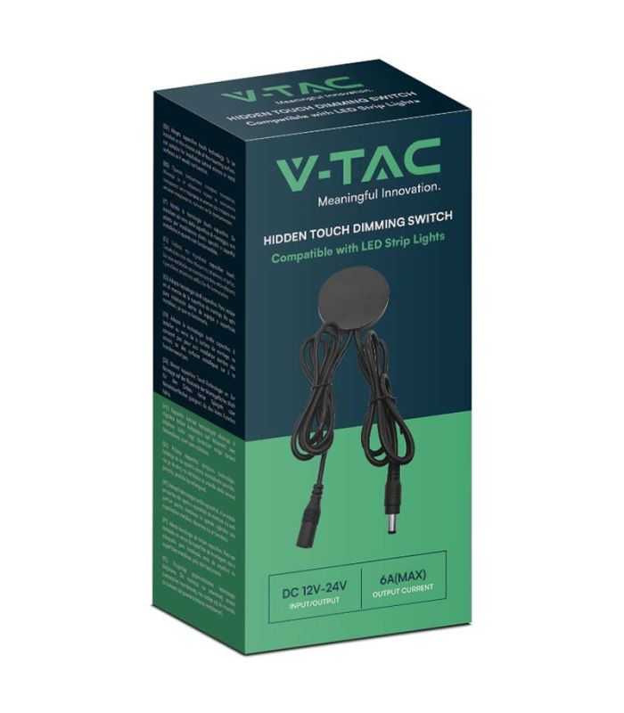 Senzor Smart Touch Dimabil Pentru Banda Led Negru V Tac Sku 23466