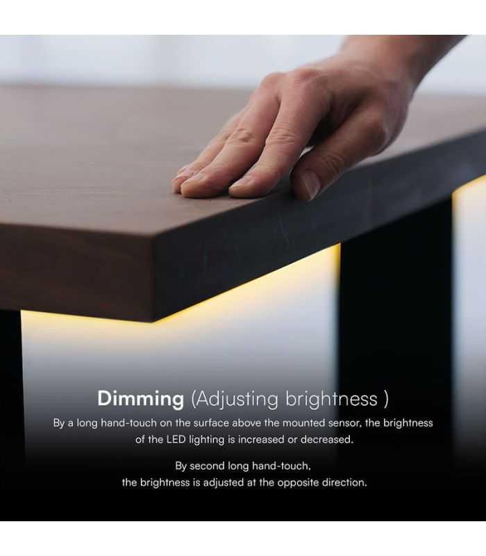 Senzor Smart Touch Dimabil Pentru Banda Led Negru V Tac Sku 23466