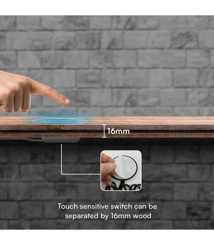 Senzor Smart Touch Dimabil Pentru Banda Led Negru V Tac Sku 23466